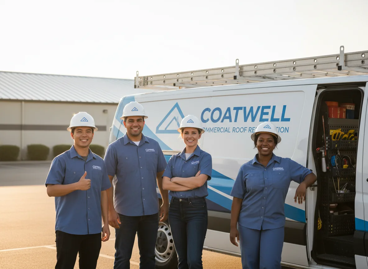 Commercial roof coating company in Logsden, OR